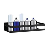 Riaisttd Spray Bottle Rack, Heavy Duty Wall Mount Storage Organizer for Spray Cans, Auto Detailing Bottles Shelf, Space-Saving Holder for Bathroom, Garage, Living Room & Studio