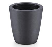 Riakrum Silicon Clay Graphite Crucibles 6kg, Crucibles for Melting Metal, Withstand The High Temperature, Black Foundry Cup Melting Casting Refining Aluminum Gold Silver Copper Brass Metal Refining