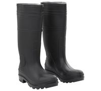 Rian Boots Waterproof Wellies Wellingtons Boots Garden Shoes Black PVC vidaXL