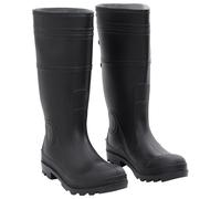 Rian Boots Waterproof Wellies Wellingtons Boots Garden Shoes Black PVC vidaXL