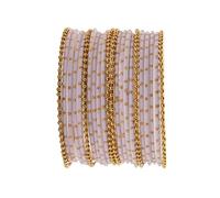 RIANGI Desi Designer Indian Bangles For Women Bangles Indian, Womens Bangles Bracelets, Bollywood Jewelry, S-Circ 7.4 in-Indian Size 2.6-Dia 2.3 in, Metal, no gemstone