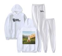 Rianne Downey The Consequence Of Love Hoodie Jogger Pants Two Piece Set Sweatshirts+Sweatpants Women Men's Set (White,S)