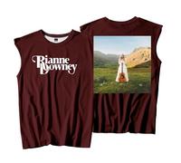 Rianne Downey The Consequence of Love Merch Tank Tops Unisex Sleeveless Vest Women Men Outdoor Streetwear Tops (Brown,XL)