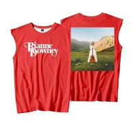 Rianne Downey The Consequence of Love Merch Tank Tops Unisex Sleeveless Vest Women Men Outdoor Streetwear Tops (Red,M)