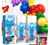 Rianpesn 2 Shine Spray For Balloons, Aerosol Balloon Spray 100ml, Balloons Shiny Spray, No Drips, Instant Gloss, Enhance Decor For Birthdays, Weddings, Events - Precise Mist To Last And Shines