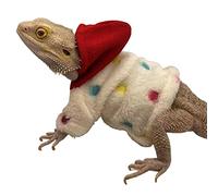 Rianpesn Clothes, Cotton Warm Coat Hoodies Jacket, Reptile Accessories for Bearded Dragon Crested Chameleon