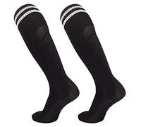 Rianpesn Football Athletic Socks - Stretchy Compression Knee High Tube Socks | Retro Football Double Striped Soccer Socks Compression Stockings Outdoor Sports Gym