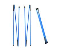 Rianpesn Golf Practice Rods,Golf Alignment Training Sticks | Golf Practice Rods for Aiming, Putting, Full Swing Trainer, Posture Corrector with Clear Tube Case, Portable Golf