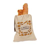 Rianpesn Linen Bread Bag,Reusable Bread Storage Bags with Drawstring | Homemade Bread Storage Bags for Bakers, House Warming