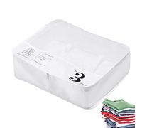 Rianpesn Luggage Packing Organizer, Dustproof Organizer Lightweight Packing Cube Waterproof, Waterproof Toiletries Suitcase Travel Bag with Buckle for Trips Tours Outings Journeys