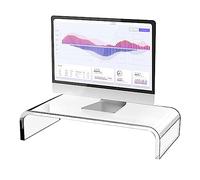 Rianpesn Monitor Stand for Desk,Acrylic Laptop Stand Clear Desktop Computer Riser | Desktop Screen Support Table Organizer for Home, Offices, Study, Dormitory