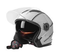 Rianpesn Motor Cycle Helmets | Lightweight Motorcycle Open Face Helmets with Dual - Shockproof Baseball Motorcycle Helmets for Women Men Cycling
