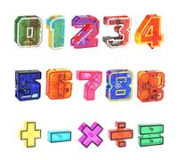 Rianpesn Number Bots Toys | Number Bots Math Toys for Kids - Number Bots Toys, Block Number, Number Bots, Number Robots Toys, Educational Toy, for Kids Boys Girls 3-6 Years Old