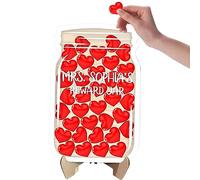 Rianpesn Reward Jar With Stars, Reward Charts For Children Behaviour, Potty Training Reward Chart, Children's Reward Jar For Home School Classroom Teacher Parent, Collect Jar Reward Chart