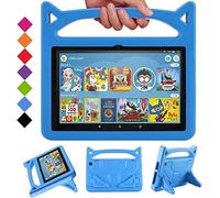 Riaour Case for 8 in Tablet for Kids.2024/2022 Release - Lightweight Shockproof Case with Handle Stand for 8inch Kids Tablet.Incompatible with iPad Samsung TCL 8in Tablets. (Blue)
