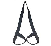 Riarbronee Yoga Mat Carrying Strap Sling，Adjustable Loops for all Mat Sizes（Mat not included） (Black)