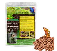 Riare 6LBS Expanded Clay Balls Terrarium Substrate for Reptiles - 100% Organic Lightweight Clay Pebbles Substrate Frogs False Bottom Substrate, Bioactive Terrarium Substrate for Drainage and Moisture