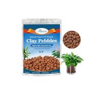 Riare Organic Expanded Clay Pebbles for Plants Natural Leca Balls Lightweight Hydroponic Clay Pebbles Aggregate(5L)
