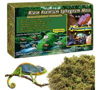 Riare Reptile Sphagnum Moss 400g, Natural Forest Substrate Bedding
