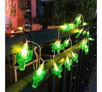 Riaxuebiy Cactus String Lights Mexico Style House Decor 9.8ft 20LED Fairy Light for Party Home Garden Patio Tree Decoration (Cactus, Battery Power)