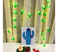 Riaxuebiy Cactus String Lights Mexico Style House Decor 9.8ft 20LED Fairy Light for Party Home Garden Patio Tree Decoration (Cactus, USB Power)