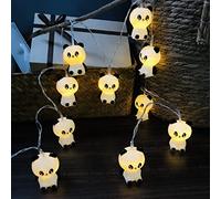 Riaxuebiy Cute Panda String Lights,White Bear Night Light for Halloweem Zoo Animal Theme Party Decoration