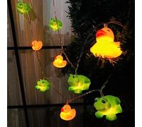 Riaxuebiy Frog Duck String Lights Battery Operated LED Fairy Fantastic Lights for Bedroom Baby Room Child Room Birthday Party Decoration (20 LED/9.8ft)