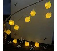 Riaxuebiy Puffer Fish String Light Warm White Puffer Fish Night Light Battery Operated Bedroom Birthday Indoor Easter Decor Lighting (20LED, Puffer Fish)