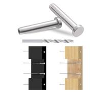 RiaYer 40 Pack Stemball Swage Dead End Invisible Cable Railing Kit Terminal for 1/8" Deck Cable Railing，T316 Stainless Steel Stair Deck Hardware for Wood/Metal Posts HF024S