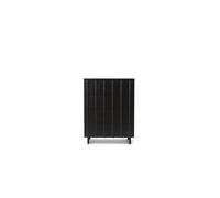 Rib Cabinet With 4 Drawers Soft Black