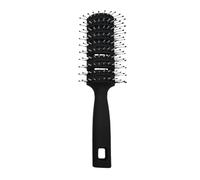 Rib Comb - Professional Vented Brush, Curved Vented Brush | Ergonomic Handle Hair Comb, Anti-Static Women Hairbrush, Ribs Massage Hair Comb, Paddle Detangling Brush Nine-Row Comb Design For Wet Dry