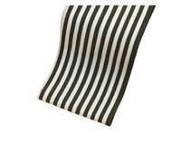 Rib Combed Cuff Fabric by Half Yards Striped Stretch for Sewing Base Shirt Knitting Neckline 7.5x85CM for Pants,Coats,Sweaters,Shirts(Hzrh098)