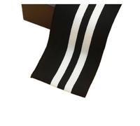 Rib Combed Cuff Fabric by Half Yards Striped Stretch for Sewing Base Shirt Knitting Neckline 7.5x85CM for Pants,Coats,Sweaters,Shirts(Hzrh091)