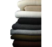 Rib Cuff Waist Band Fabric,Chunky Stretch Knitted, Half Meter Length,100cm Wide