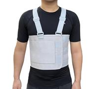 Rib Injury Chest Binder Brace for Cracked Ribs - Elastic Rib Support Belt for Men and Women - Chest Compression Wrap for Bruised, Fractured or Dislocated Ribs Protection (Small ( Fits 25” - 35” ))