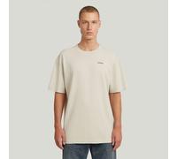 Rib Insert Relaxed T-Shirt - White - Men M