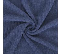 Rib Knit Jersey Fabric,4x2 Ribbed Design (Denim-Navy, 1 Meter) Great Drape, Stretch in Both Directions,Apparel Dress Making Material. 19 Colours Crafts Baby Photography Backdrops,Neotrims
