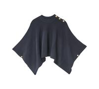Rib Knit Poncho - female - Karl Lagerfeld - Ponchos - Black - S - Jackets S