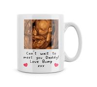 Rib ticklerz - Baby Scan Mug Personalised Scan Picture New Baby Pregnancy Announcement New Parent Daddy to Be Father's Day Birthday Christmas from The Bump - MG389