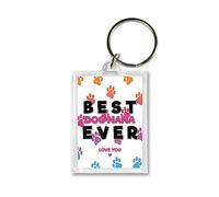 Rib ticklerz - Best Dog Nana Ever Keyring - Gift From The Dog - Love You - Dog Grandparent - Mother's Day Gifts - Dog Nana Birthday Gifts - For Mum - Doggy - KR81