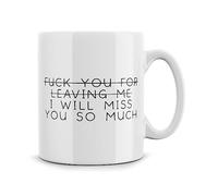 Rib ticklerz - Best Friend Moving Away Gift Novelty Mugs Funny Leaving Work Gifts New Job Present for Colleague Goodbye Good Luck Will Miss You Farewell - MG416