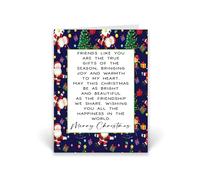 Rib ticklerz - Christmas Card For Friends Special Friend Colleague Xmas Cards Friendship Best Friend Christmas Cards Joy And Warmth To My Heart Bestie Mate - CD978