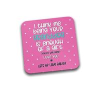 Rib Ticklerz - Custom Gifts - Personalised Coaster - Gift For Dog Nana - Gift From The Dog Funny Gifts - Dog Nana Grandma Birthday - DC5