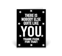 Rib Ticklerz - Funny Birthday Card For Men & Women Rude Joke Cards Nobody Else Quite Like You Friends Wife Husband Colleague Work Friends 30th 40th 50th - CD1054