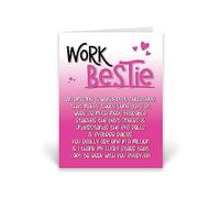 Rib ticklerz - Funny Birthday Card For Work Colleague - Card For Work Bestie - Funny Colleague Cards - You Are One In A Million - Work Office Joke Cards - CD205