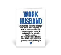 Rib ticklerz - Funny Birthday Card For Work Colleague - Card For Work Husband - Funny Colleague Cards - You Are One In A Million - Work Office Joke For Him - CD207