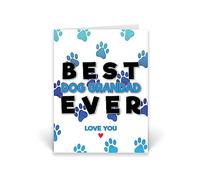 Rib ticklerz - Funny Card From The Dog - Dog Grandad Birthday Card - Best Dog Grandad Ever Love You - From Dog To Grandad Cute Birthday Card Puppy Dog Pet - CD113