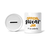 Rib Ticklerz - Funny Money Box Official Swear Jar Per Profanity Novelty Present Father's Day Mother's Day Christmas Secret Santa Work Office Colleague Joke - MB19