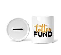Rib Ticklerz - Funny Money Box Tattoo Jar Novelty Present Best Friends Christmas Secret Santa Gifts Work Office Colleague Joke Birthday Present Friends - MB21