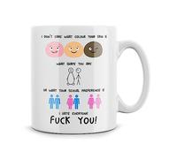 Rib ticklerz - Funny Mugs I Don't Care Novelty Gifts I Hate Everyone Best Friend Joke Present Work Office Colleague Boyfriend Husband Secret Santa Gifts - MG336